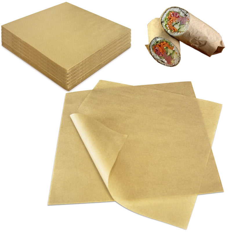 Deli Basket Liner/Paper Sheets Sandwich Wrap Natural Kraft - Inbulks
