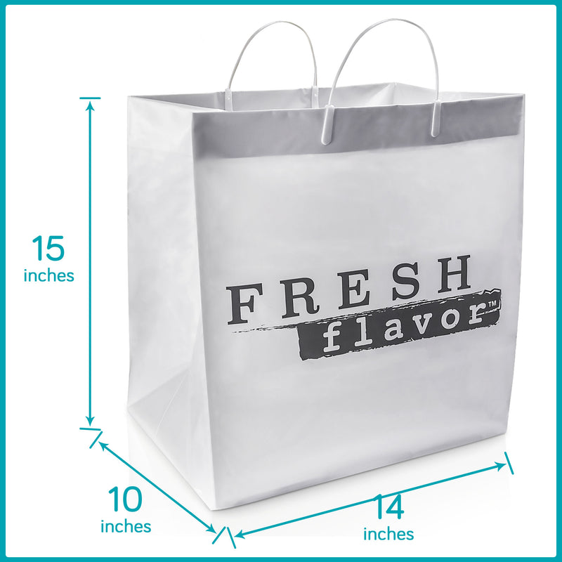 Reusable Plastic Shopping Bags with Handles - Inbulks