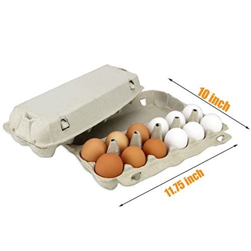 Egg Cartons - Printed Natural Pulp Tray - Inbulks