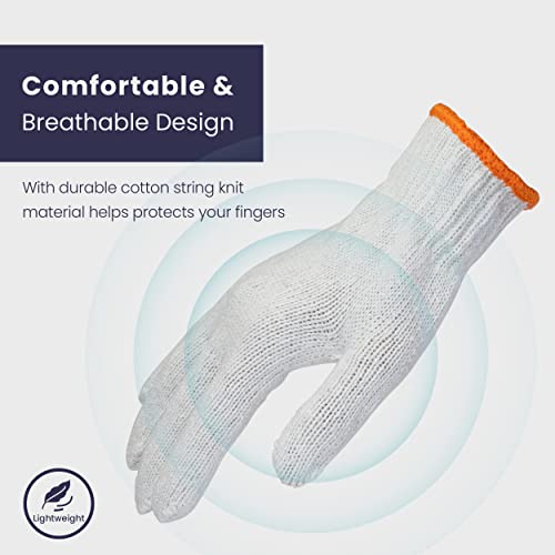 White Cotton Gloves - Inbulks